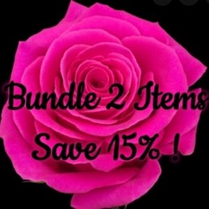 Bundle 2 Items & Save 15% 💟